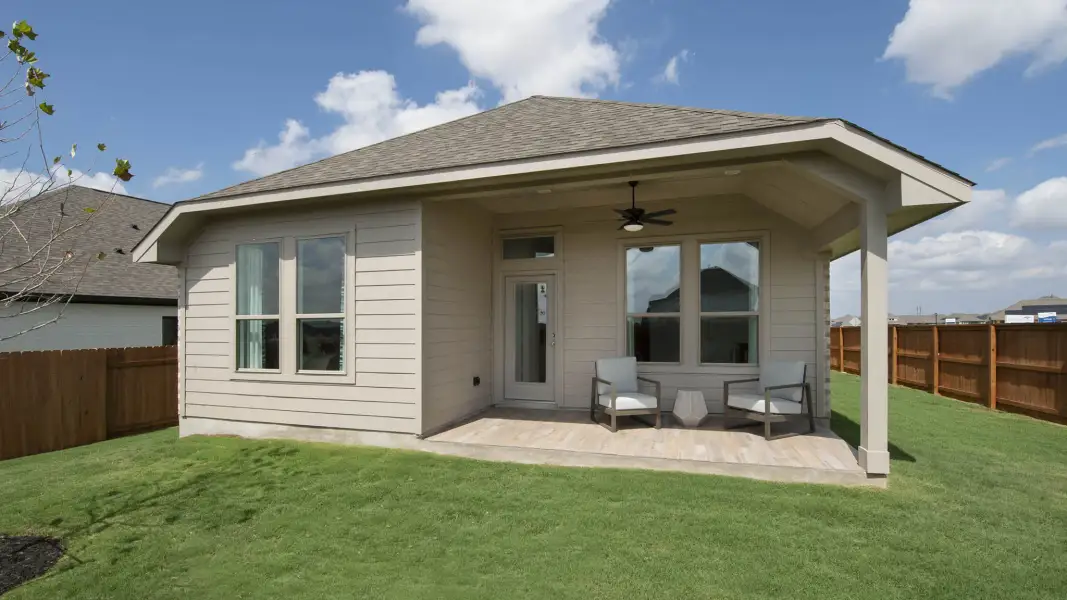 Exterior details and patio area of a home in Austin Point, Richmond (Image 3). Exterior details and patio area of a home in Austin Point, Richmond (Image 3).