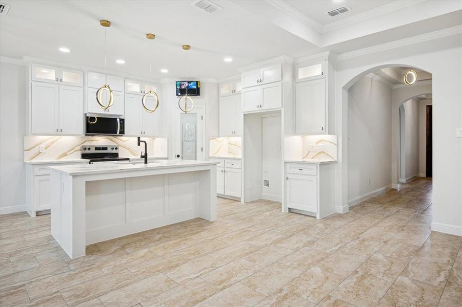 Furnished interior view inside a new home in , Trinidad (Image 7).