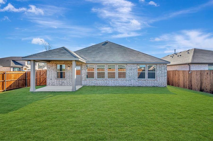 Exterior details and patio area of a home in Verandah, Royse City (Image 3). Exterior details and patio area of a home in Verandah, Royse City (Image 3).