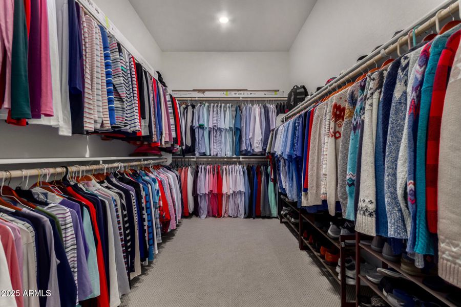 Spacious Walk-In Closet Spacious Walk-In Closet