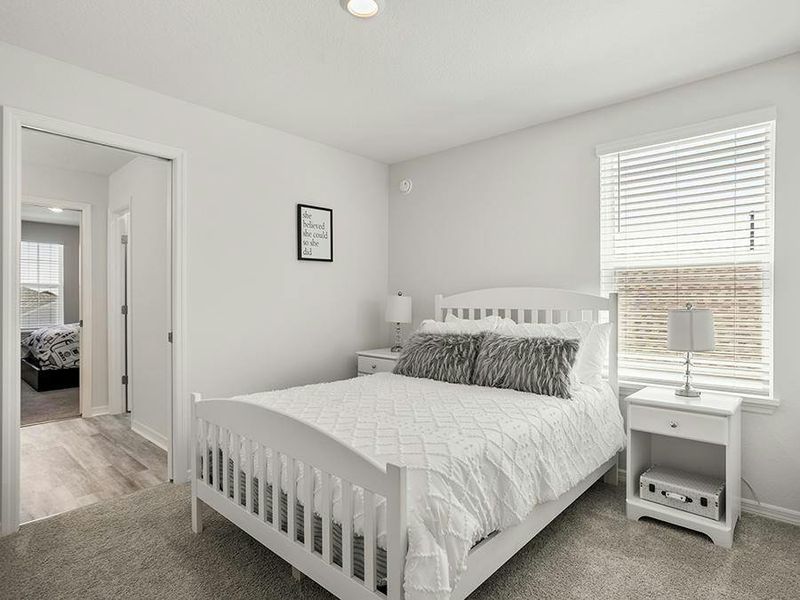 Secondary bedrooms provide space for everyone in your household - Wesley II by Highland Homes