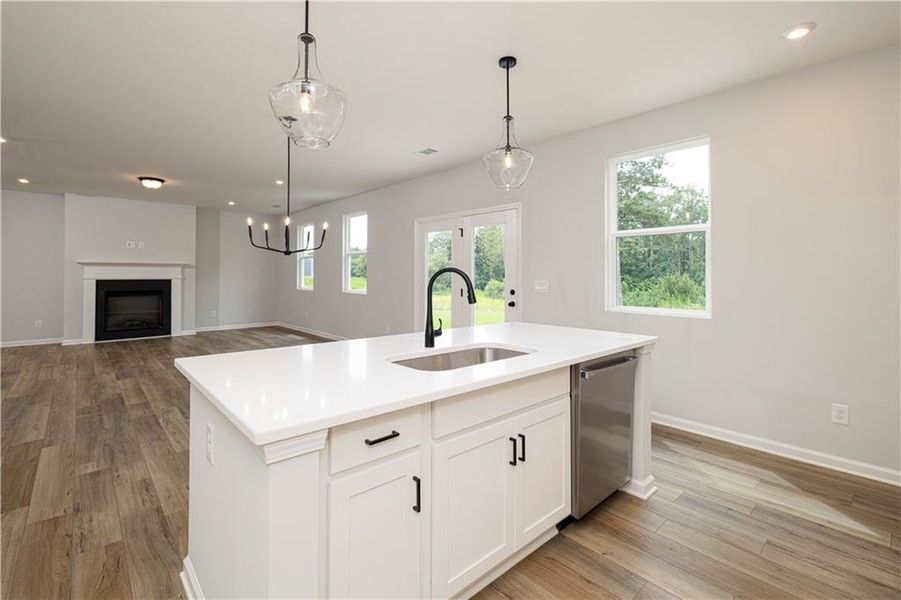 Furnished interior view inside a new home in Riverside Ridge, Lawrenceville (Image 10).