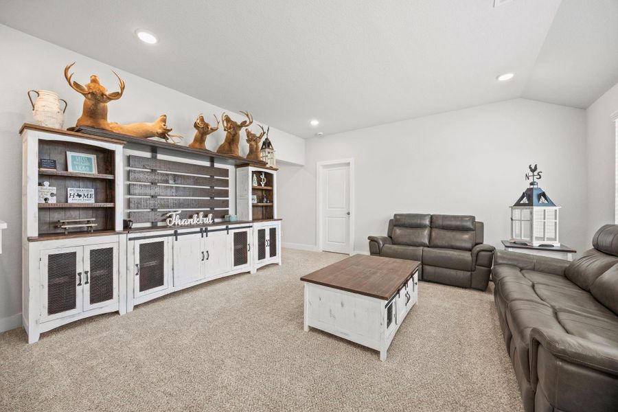 Furnished interior view inside a new home in , Santa Fe (Image 29).