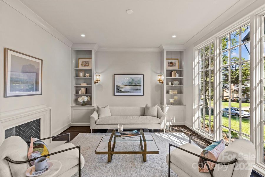 Furnished interior view inside a new home in , Charlotte (Image 13).