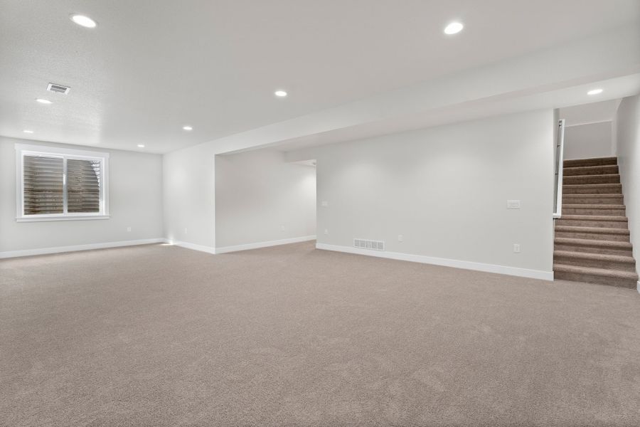 Representative unfurnished interior of a home built from the The Duxbury by Landmark Homes in Vernazza, Windsor (Image 21).