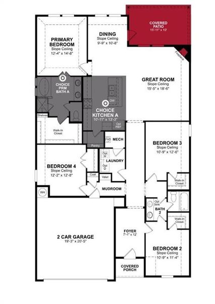 Beazer Homes The Villages at Hurricane Creek Teton floorplan Beazer Homes The Villages at Hurricane Creek Teton floorplan