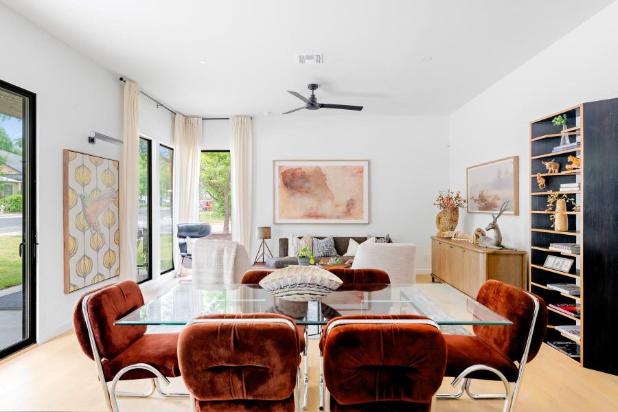 Furnished interior view inside a new home in , Austin (Image 11).
