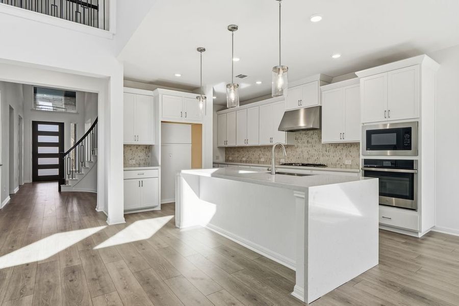 Furnished interior view inside a new home in Parkside on the River 60s, Georgetown (Image 5).