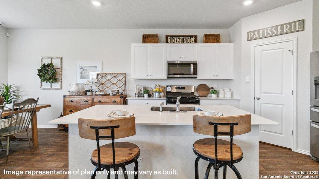 Furnished interior view inside a new home in Redbird Ranch, San Antonio (Image 38).