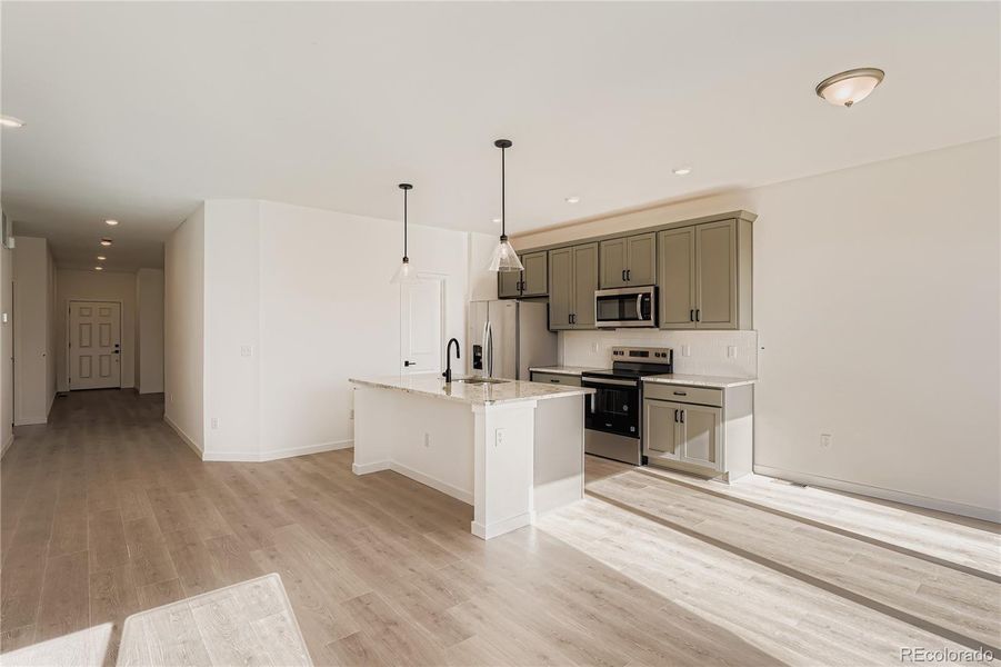 Furnished interior view inside a new home in Wolf Creek Run, Strasburg (Image 9).