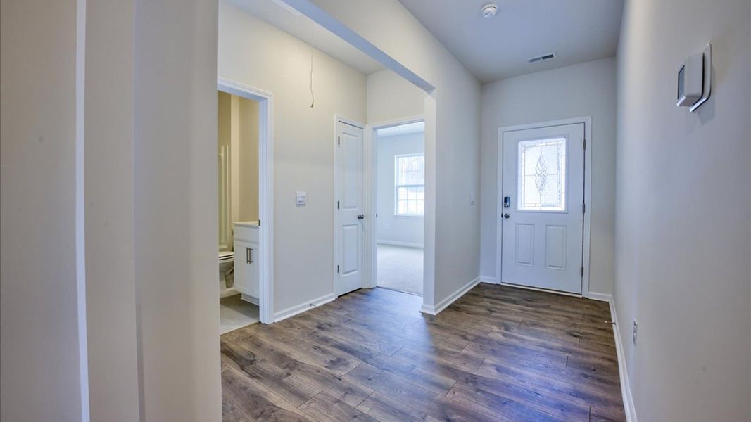 Representative unfurnished interior of a home built from the Aria by D.R. Horton in Saddlebrook, Rocky Mount (Image 10).