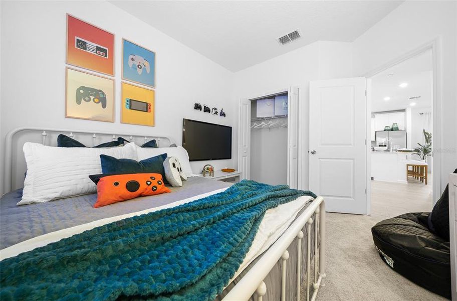 Furnished interior view inside a new home in Pioneer Ranch: Pioneer Ranch 50's, Ocala (Image 7).