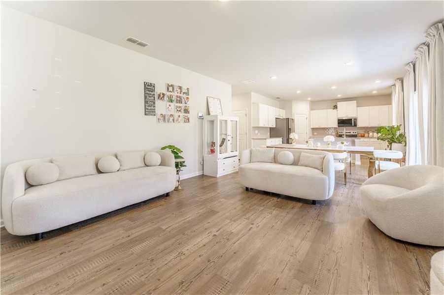 Furnished interior view inside a new home in Kingsley Creek, Lithonia (Image 18).