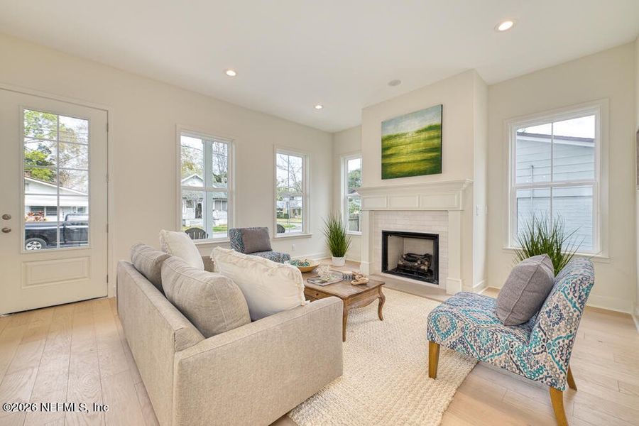 Furnished interior view inside a new home in , Jacksonville (Image 11). Furnished interior view inside a new home in , Jacksonville (Image 11).