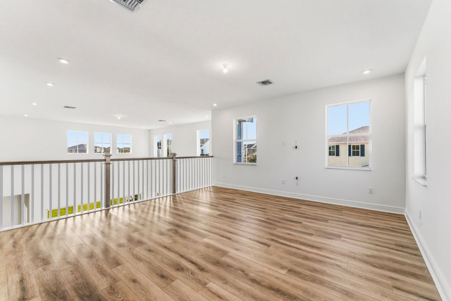Representative unfurnished interior of a home built from the Barberton by Mattamy Homes in Newfield, Palm City (Image 21).