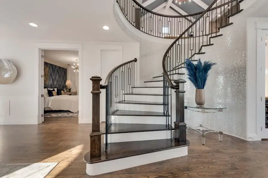 Representative furnished interior of a home built from the Lake Forest by Grand Homes in Grand Oaks, Celina (Image 3).