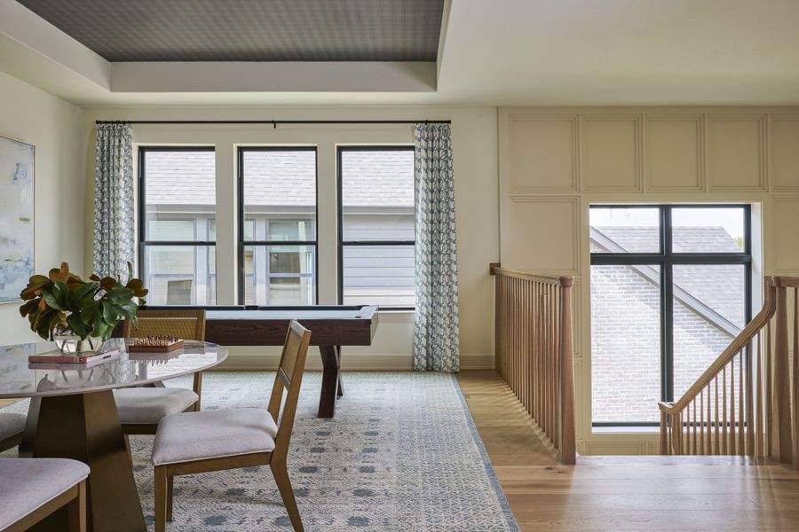 Representative furnished interior of a home built from the Lakeside - SH 5434 by Shaddock Homes in Furst Ranch, Argyle (Image 38).
