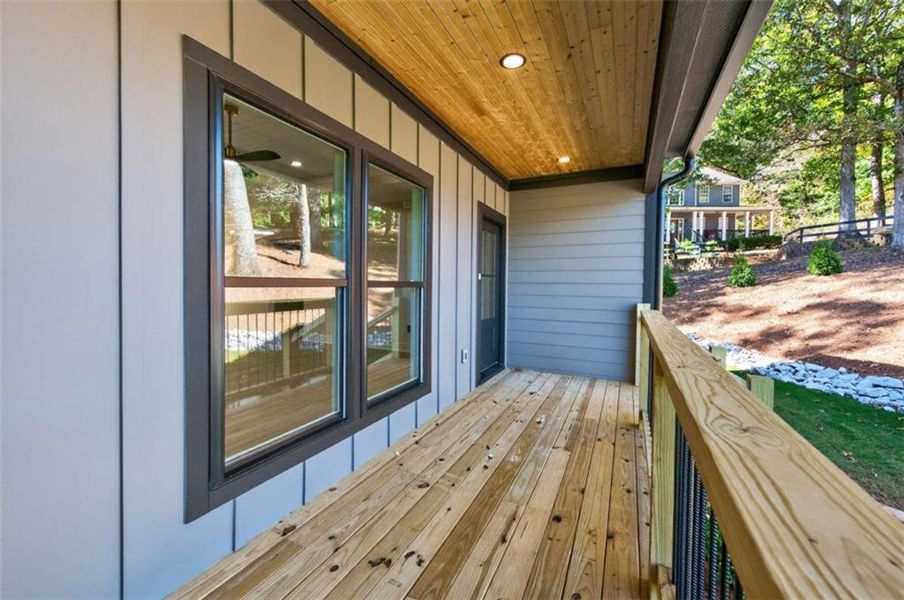 Exterior details and patio area of a home in , Cleveland (Image 26).
