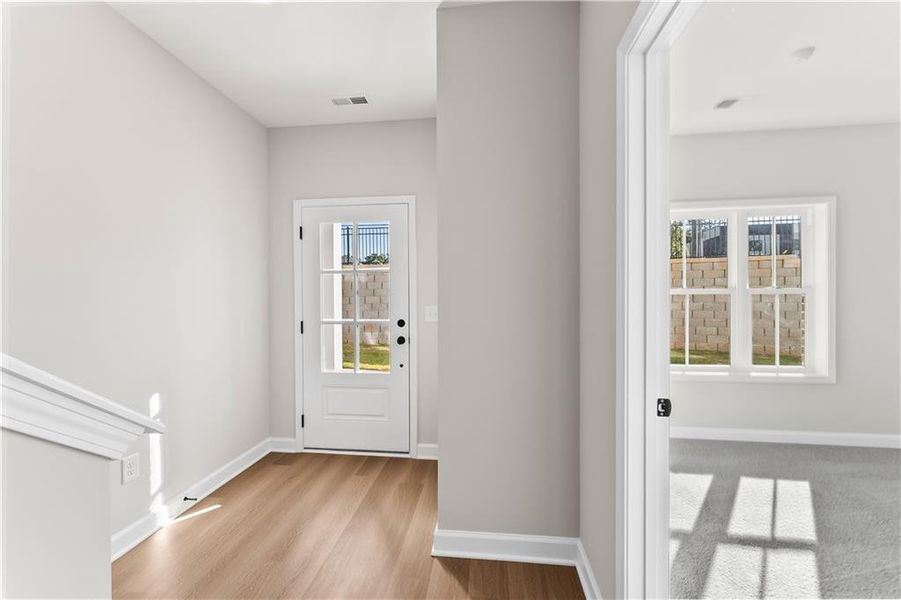 Spacious, unfurnished interior of a new home in East Park Village, Kennesaw (Image 27). Spacious, unfurnished interior of a new home in East Park Village, Kennesaw (Image 27).