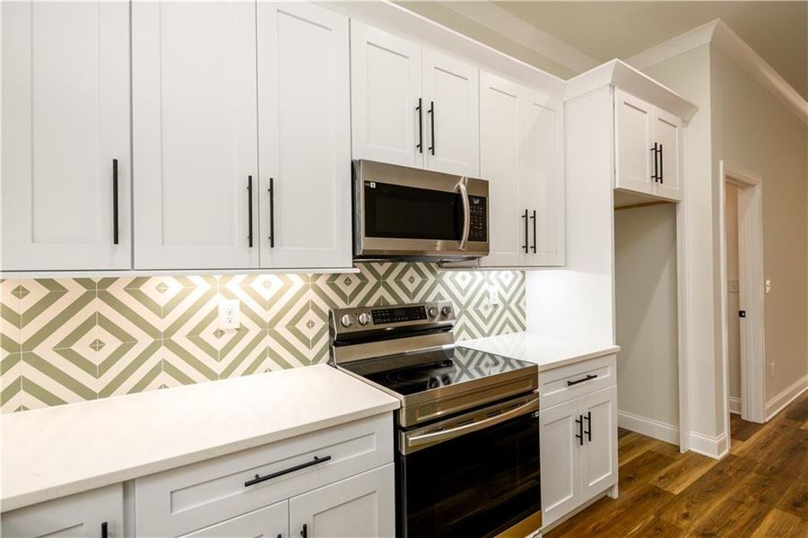 Furnished interior view inside a new home in , Atlanta (Image 4).