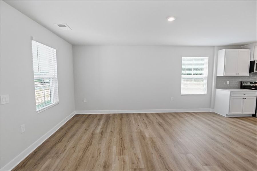 Spacious, unfurnished interior of a new home in Wren Woods Ranches, Gray Court (Image 15). Spacious, unfurnished interior of a new home in Wren Woods Ranches, Gray Court (Image 15).