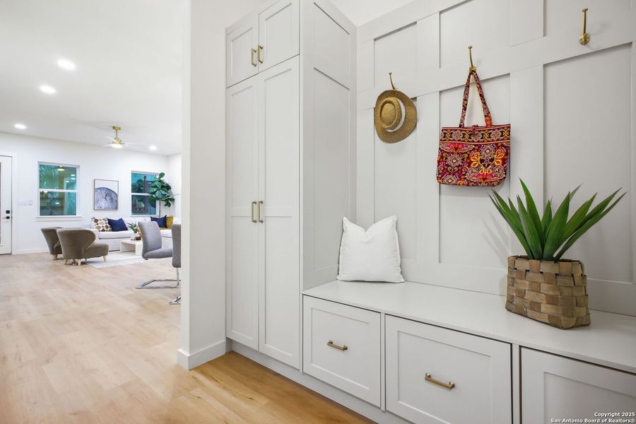 Furnished interior view inside a new home in , San Antonio (Image 48).