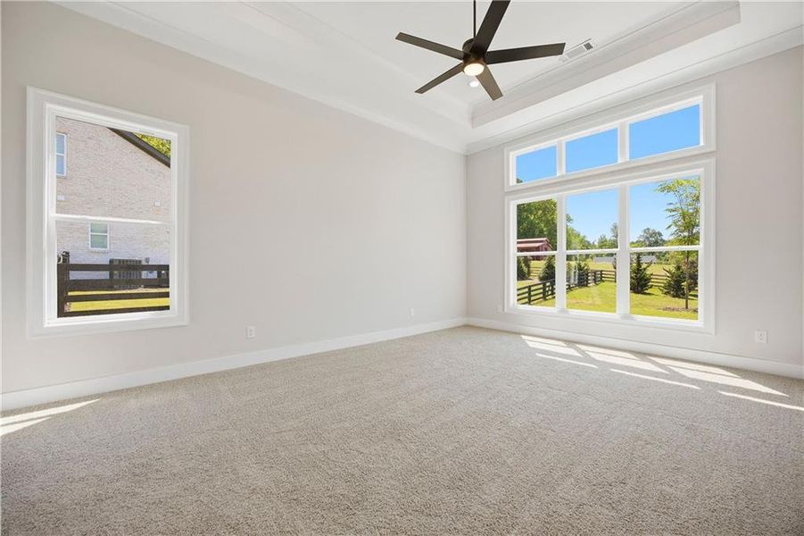 Spacious, unfurnished interior of a new home in Yellowstone Farms, Cumming (Image 17).