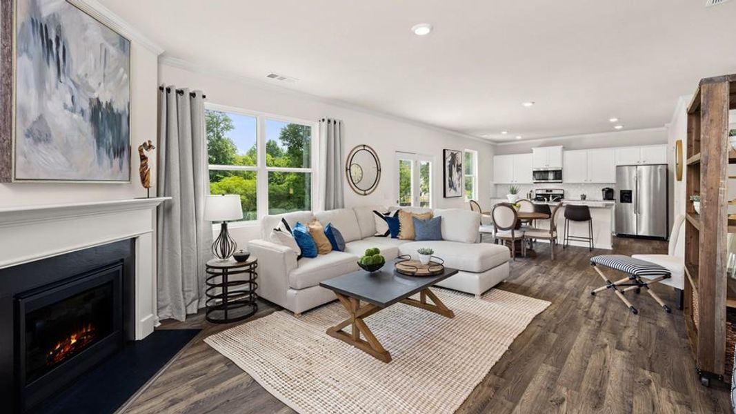 Furnished interior view inside a new home in , Cartersville (Image 11).