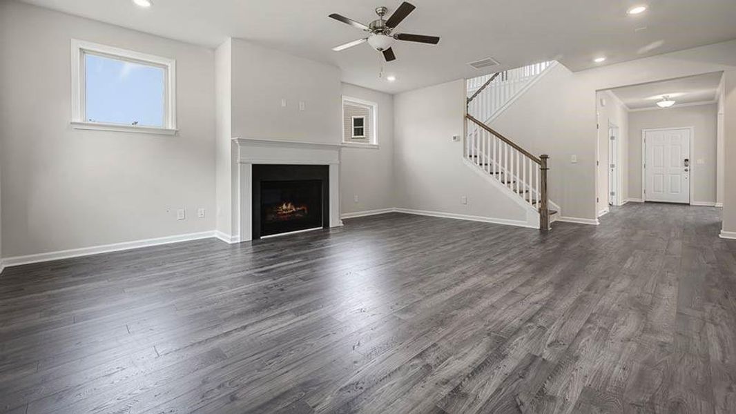 Spacious, unfurnished interior of a new home in Stratford Hills, Ball Ground (Image 18). Spacious, unfurnished interior of a new home in Stratford Hills, Ball Ground (Image 18).