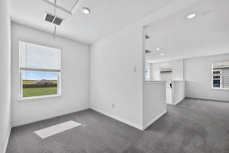 Spacious, unfurnished interior of a new home in River Ridge, Crandall (Image 24). Spacious, unfurnished interior of a new home in River Ridge, Crandall (Image 24).