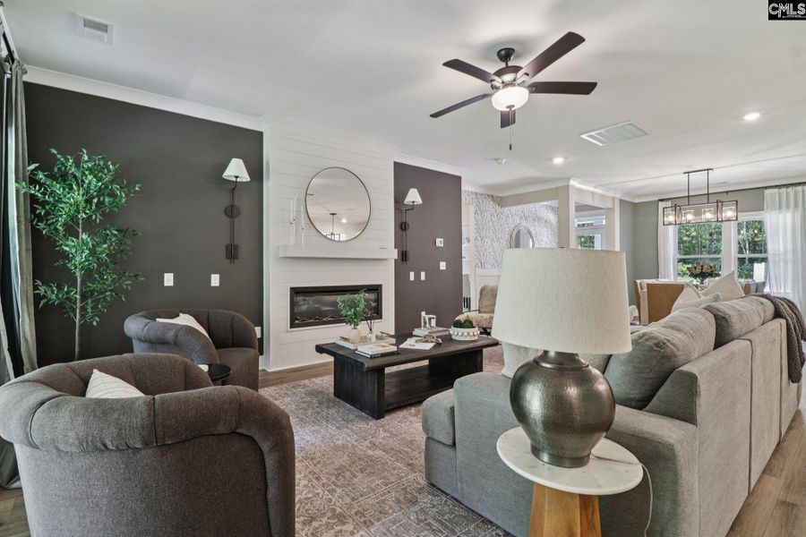 Furnished interior view inside a new home in Raglins Creek, Lugoff (Image 7).
