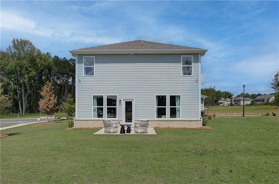 Exterior details and patio area of a home in Westminster, Covington (Image 3).