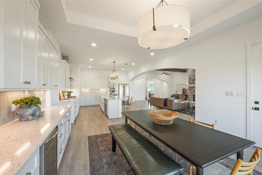 Furnished interior view inside a new home in , Smithville (Image 14).