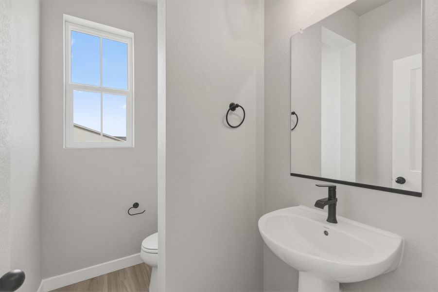 Furnished interior view inside a new home in The Aurora Highlands, Aurora (Image 8).