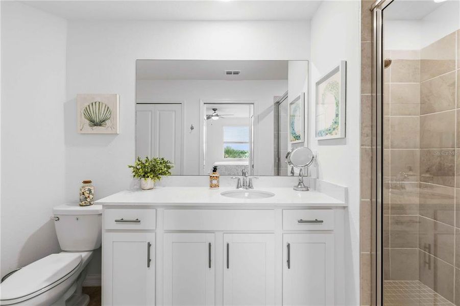 Furnished interior view inside a new home in Wellen Park Golf & Country Club, Venice (Image 31).