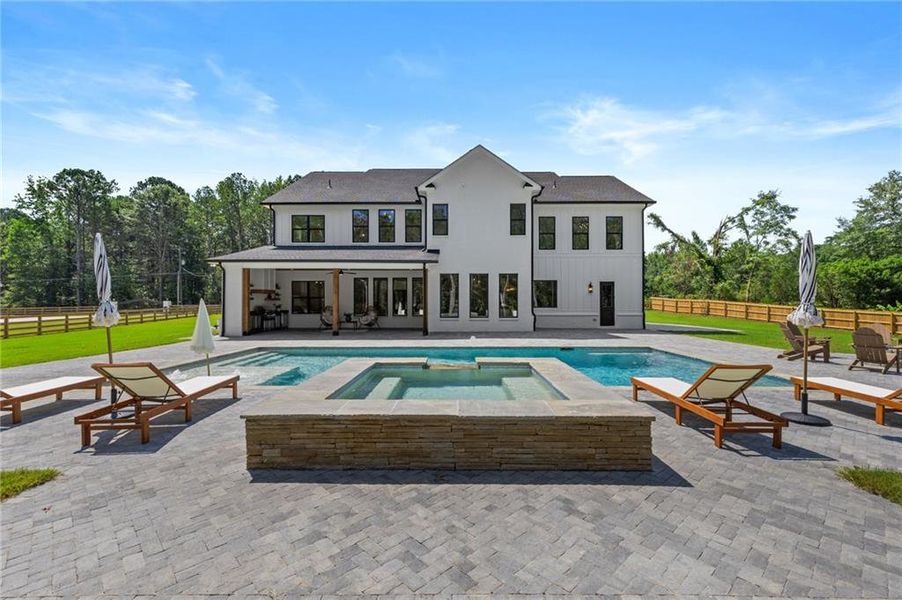 Exterior details and patio area of a home in , Dacula (Image 35).