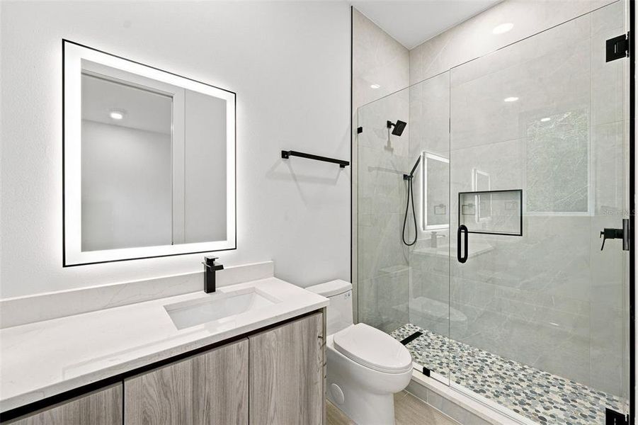 Furnished interior view inside a new home in , Sarasota (Image 13).