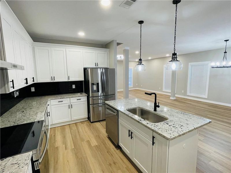 Furnished interior view inside a new home in , Hapeville (Image 4).