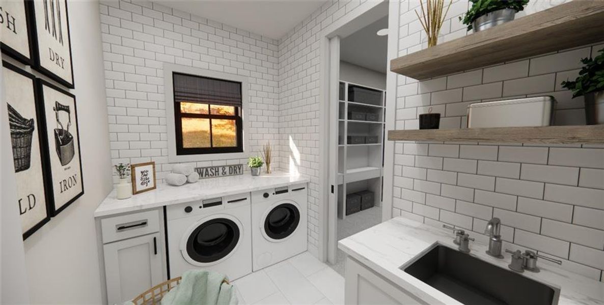Furnished interior view inside a new home in , Carrollton (Image 16).