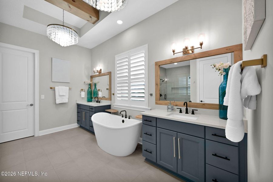 Furnished interior view inside a new home in Palmetto Cove, Ponte Vedra (Image 5).