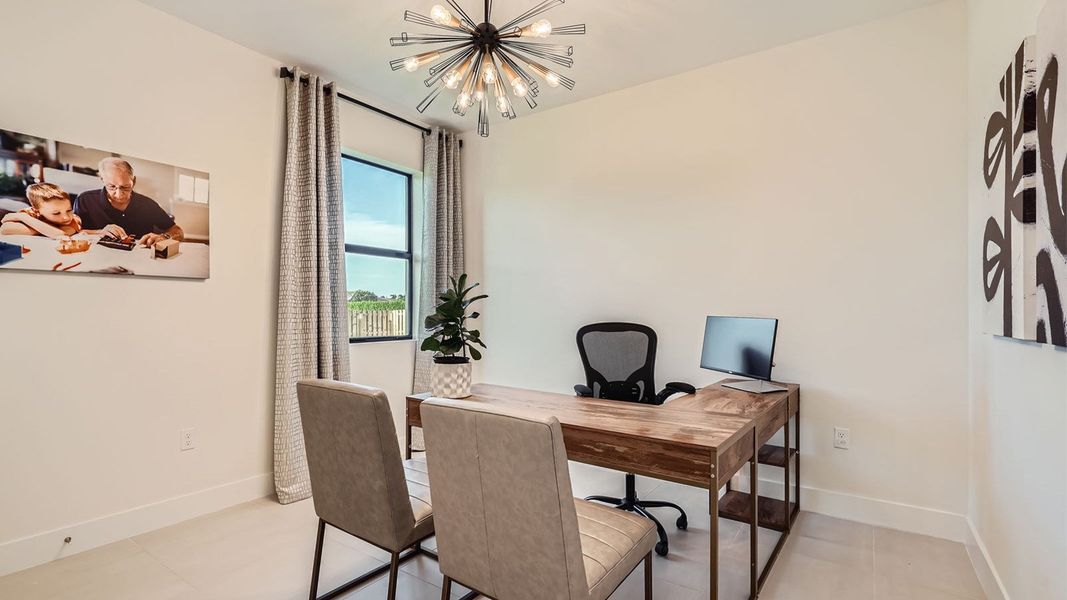 Furnished interior view inside a new home in Estrella Square, Homestead (Image 26). Furnished interior view inside a new home in Estrella Square, Homestead (Image 26).