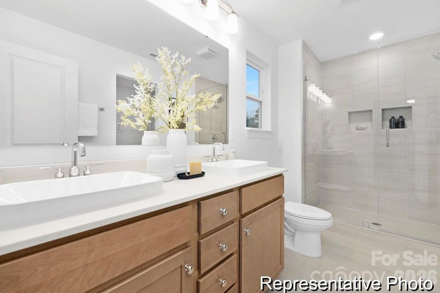 Furnished interior view inside a new home in Whispering Hills, Locust (Image 15).