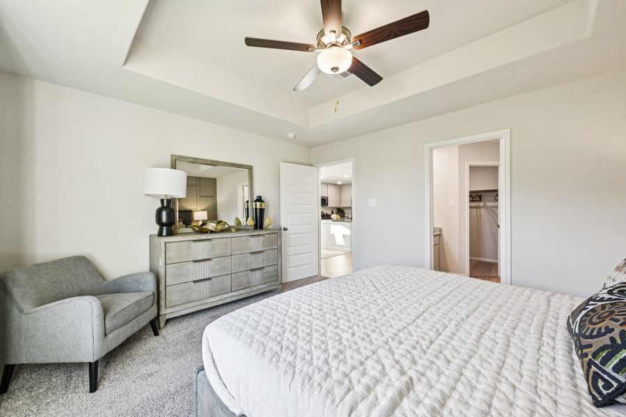 The Landing Model Home - Telluride - Primary Bedroom