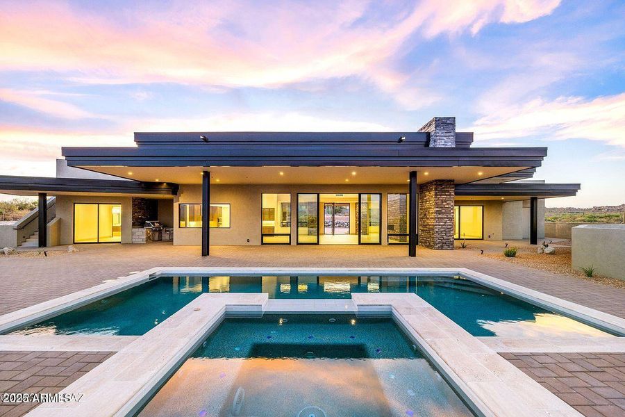 Desert Valley 3677 REAR ELEVATION