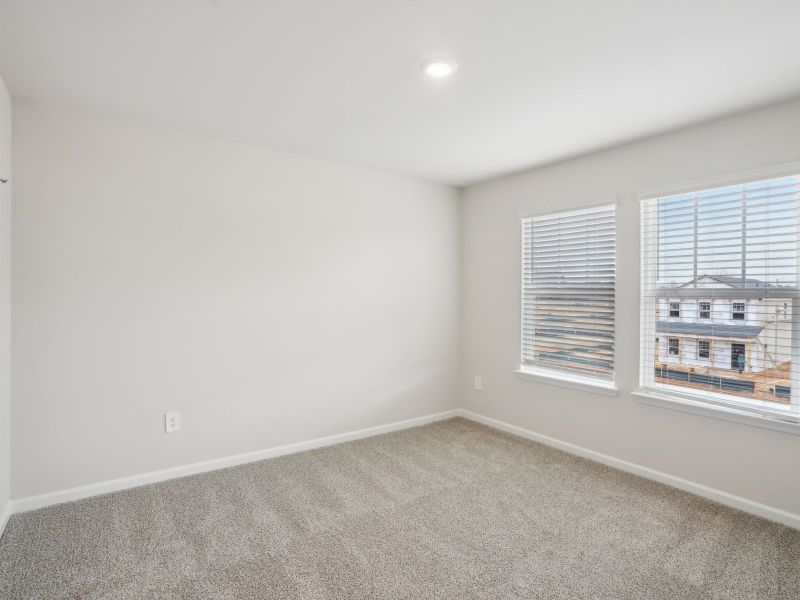 Spacious, unfurnished interior of a new home in Marshburn Landing - Bungalow Series, Wendell (Image 19). Spacious, unfurnished interior of a new home in Marshburn Landing - Bungalow Series, Wendell (Image 19).