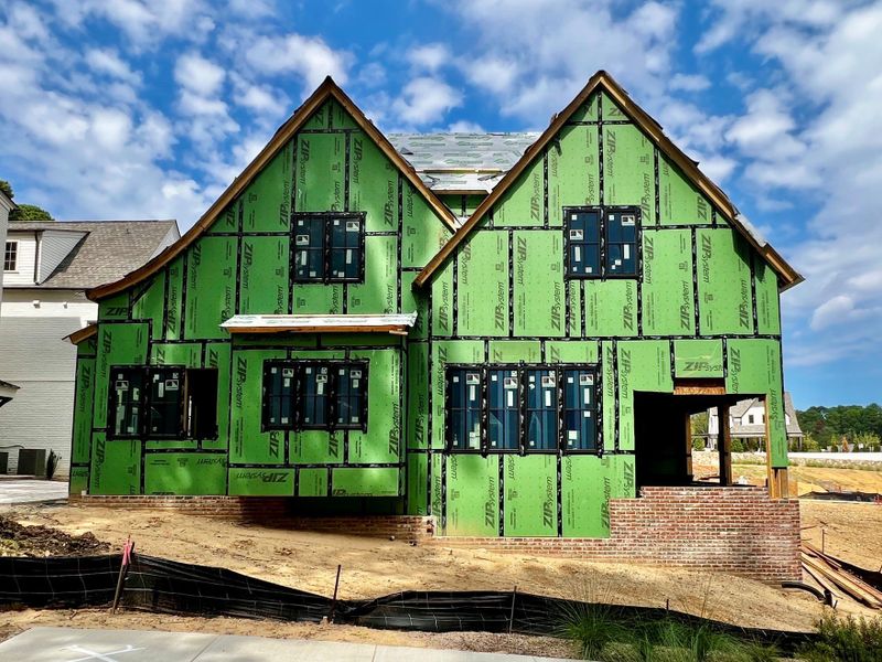 In-progress construction of a new home in Pinecrest, Durham, NC (Image 5).