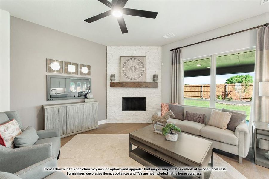 Furnished interior view inside a new home in Glenbrook, Red Oak (Image 5). Furnished interior view inside a new home in Glenbrook, Red Oak (Image 5).