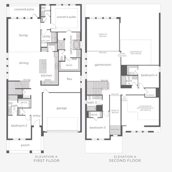 Image 12 representing the Rochelle by Normandy Homes in Cross Creek Meadows 55' & 60' Series, Celina, TX.