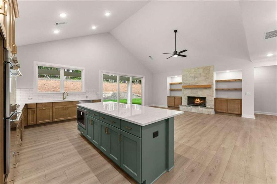 Furnished interior view inside a new home in , Clarkesville (Image 14).