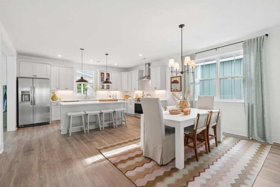 Furnished interior view inside a new home in , Summerville (Image 10).